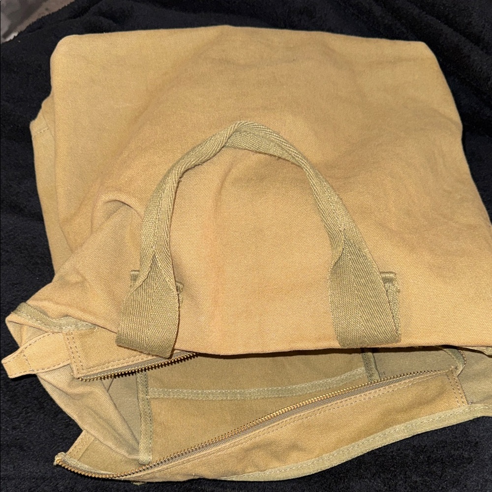 Margot Khaki Canvas Tote Blair - Picture 9 of 12